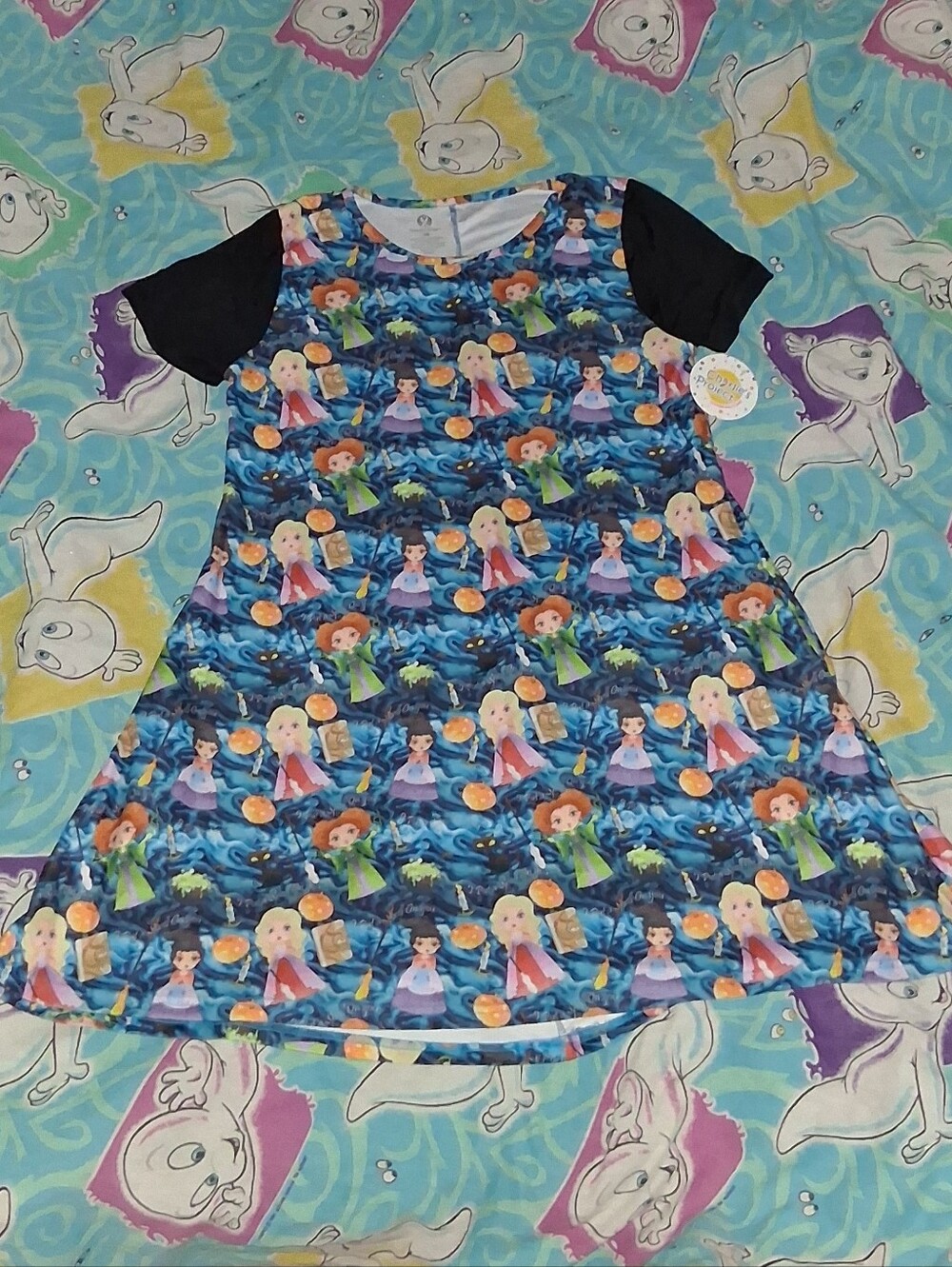 New Hocus Pocus All Over Print Dress Halloween